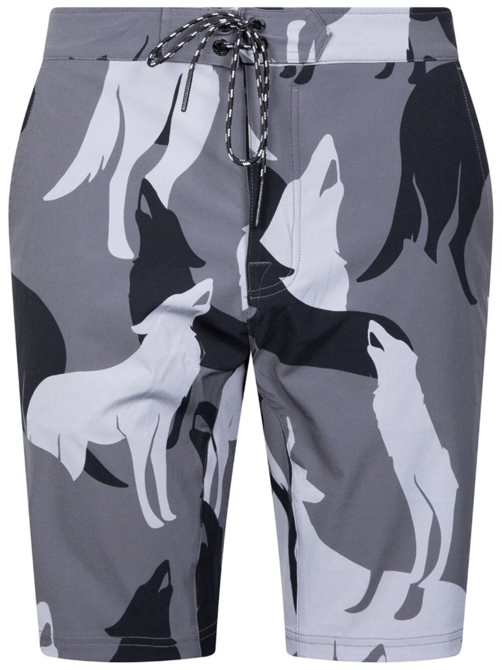 Greyson In The Shadows Swim Shorts Size 38 40 $128 Wolf Print Mens Board Trunks